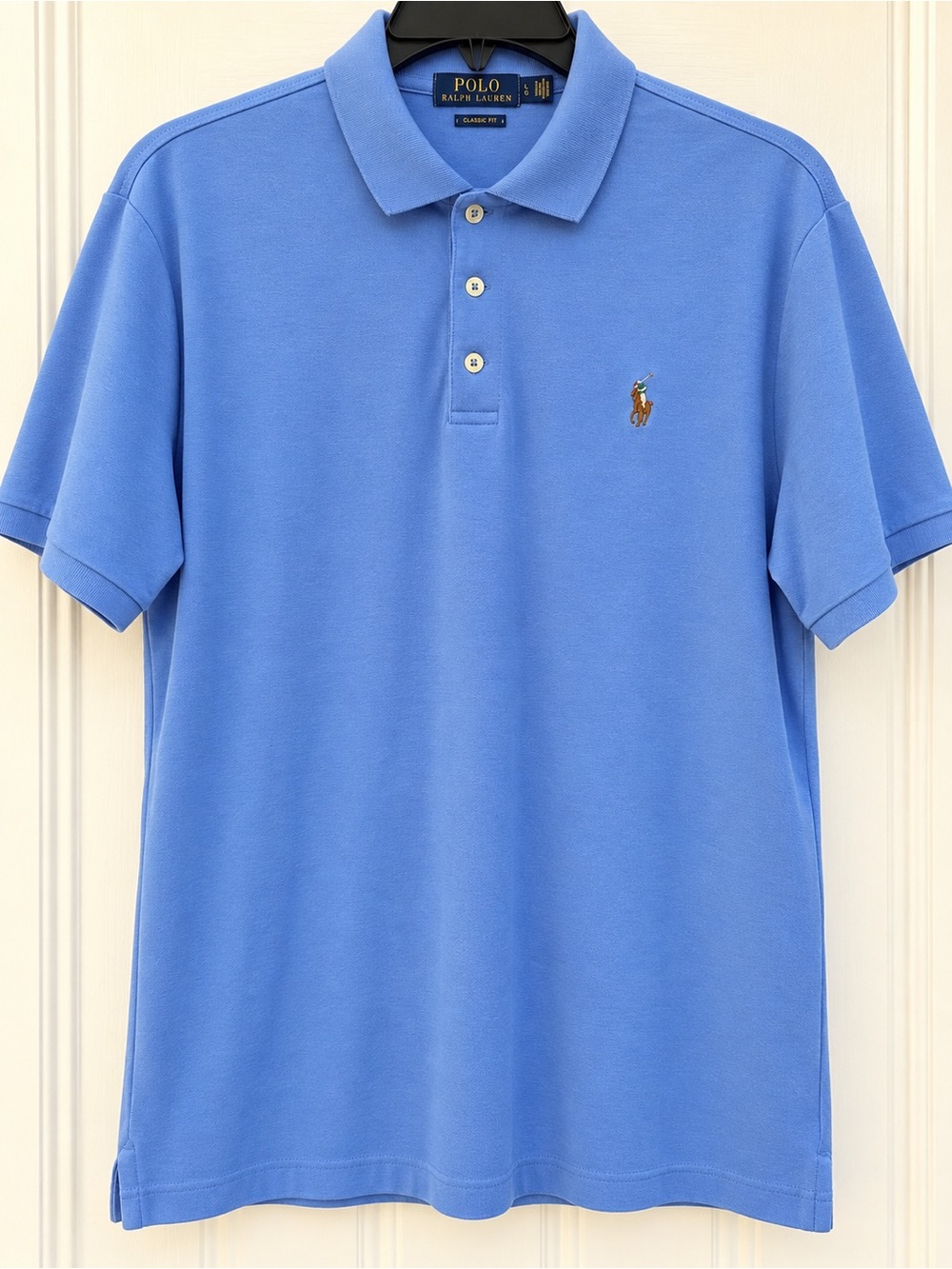 Ralph Lauren Classic Short-Sleeve Polo in Sky Blue